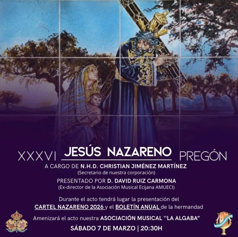 XXXVI Pregón a Jesús Nazareno